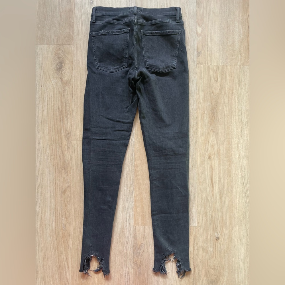 Agolde Black/Charcoal Denim Jeans Size 25 - Picture 8 of 13